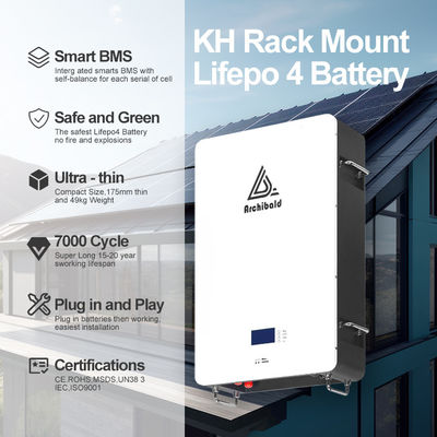 Phòng sạc điện lưới lai Lifepo4 Home pin 48V 200ah 10Kwh 51.2v 300ah pin lithium ion với WIFI