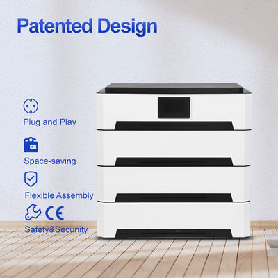 Metal Case Lithium Ion 51.2V Hệ thống lưu trữ pin năng lượng mặt trời thương mại gia đình 10kwh