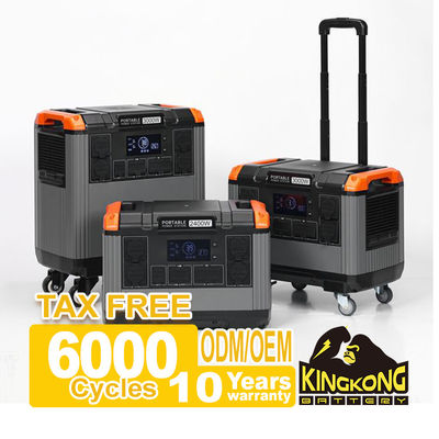 Nhà máy điện pin LiFePO4 cho cắm trại ngoài trời 150W 300W 500W 1000W 2400W 3000W