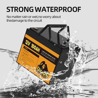 Ánh sáng ngoài trời 12V 200Ah pin chu kỳ sâu cho lưu trữ năng lượng mặt trời