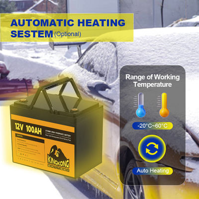 Ánh sáng ngoài trời 12V 200Ah pin chu kỳ sâu cho lưu trữ năng lượng mặt trời
