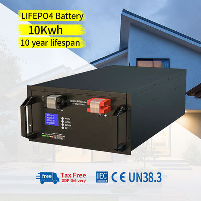 Tuổi thọ 6000 lần 51.2V 300ah 100Ah Lifepo4 pin lithium ion cho năng lượng mặt trời