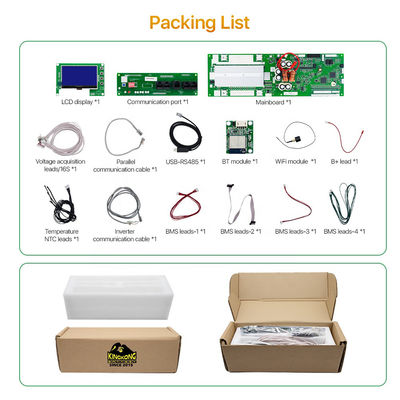 16S 48V Smart BMS cho hệ thống năng lượng mặt trời 100A 200A LiFePO4 Hệ thống quản lý pin