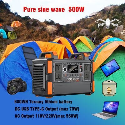 Bộ phát điện năng lượng mặt trời di động có tiêu chuẩn CE FCC ROHS PSE MSDS UN38.3 với pin lithium