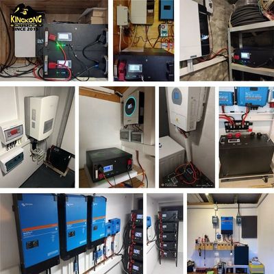 OEM 51.2V 15Kwh Mặt trời Inverter LFP4 LiFePO4 Bộ pin 48V 300Ah cho song song Max 32 song song
