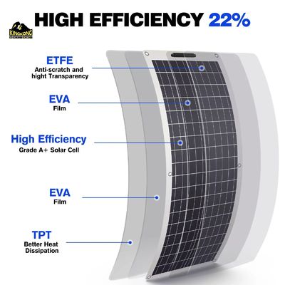 OEM Panel mặt trời linh hoạt 200W Kích thước panel 1590x710x2mm 100W 210W 310W 410W 525W
