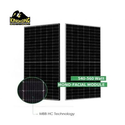 182mm Cell Size Monocrystalline Tiger Pro 550W 540W Các tấm pin mặt trời cho hệ thống năng lượng mặt trời