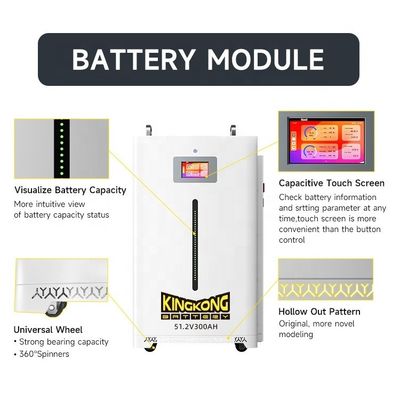 Pin mặt trời Lifepo4 pin 48V pin lithium ion 48V 100Ah 200Ah 280Ah 300Ah 312Ah Bộ lưu trữ năng lượng gia đình pin tường điện di động