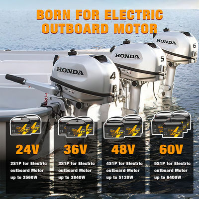 Chiếc thuyền điện Lifepo4 Bộ pin 12V 24V