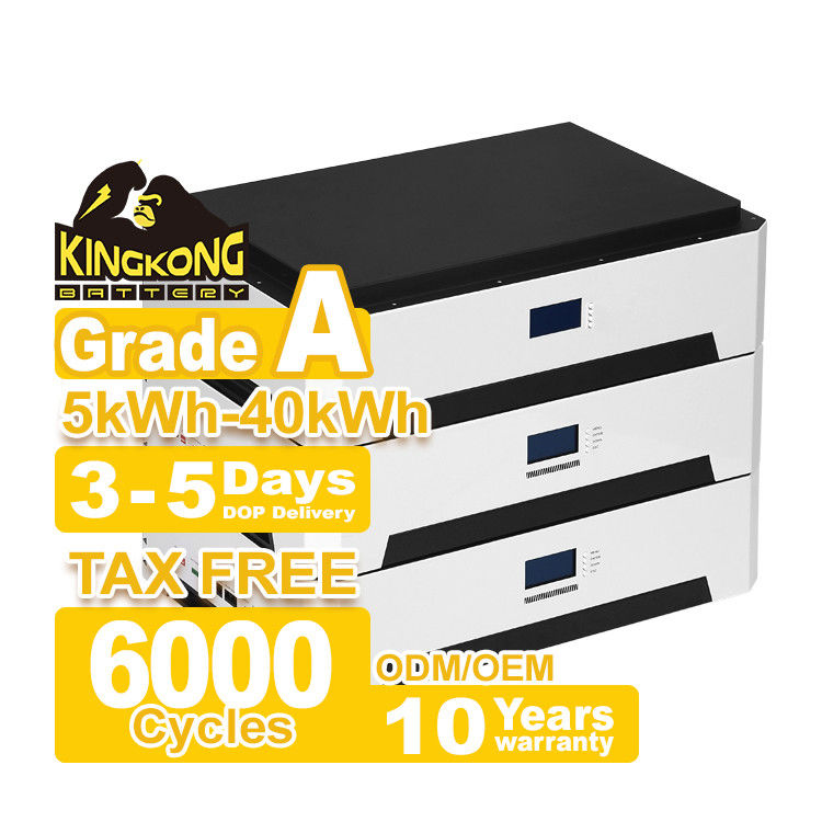 Growatt 51.2v 10kwh 20kwh 30kwh 50kwh Lifepo4 Lithium Ion Hệ thống mặt trời gia đình