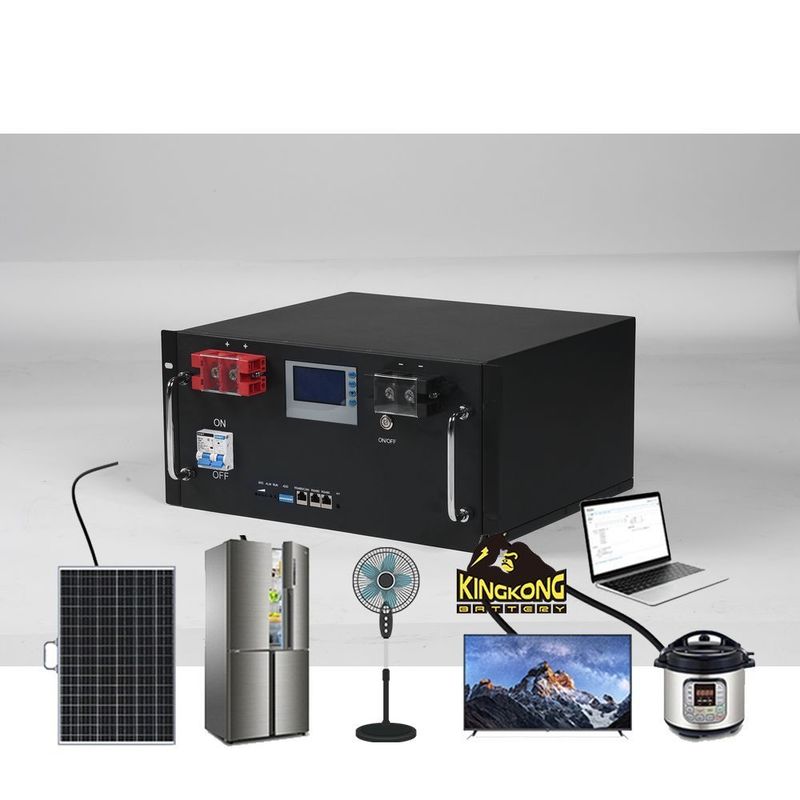 48V 51.2V 120AH LiFePO4 Akku 48V Server Rack Mount LiFePO4 Bộ pin với Smart BMS