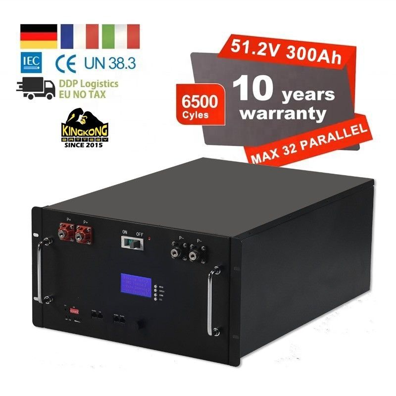 Hệ thống năng lượng mặt trời gia đình với 23kg Active Balancer BMS 200A và 24V 320Ah pin Box