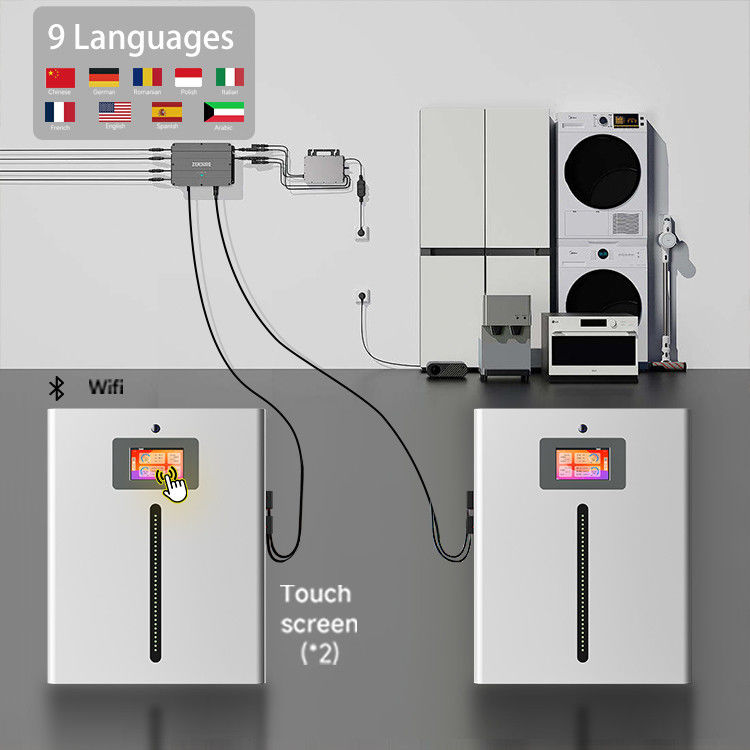 Các hệ thống pin tốt nhất cho năng lượng mặt trời Hệ thống pin 5kwh 10kwh 15kwh 20kwh Lithium Ion với pin điện
