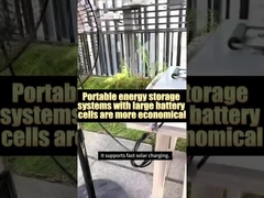 Hệ thống lưu trữ năng lượng di động với bộ pin dễ dàng mang theo và có dung lượng lớn