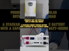 Hệ thống năng lượng mặt trời là một hệ thống lưu trữ năng lượng có dung lượng cao có thể xếp chồng lên đến 8 lớp