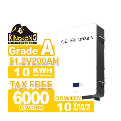 Phòng sạc điện lưới lai Lifepo4 Home pin 48V 200ah 10Kwh 51.2v 300ah pin lithium ion với WIFI