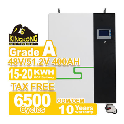 48V 51.2V LiFePO4 Bộ pin 200Ah 300Ah 400Ah 15kWh 20kWh Để lưu trữ năng lượng mặt trời