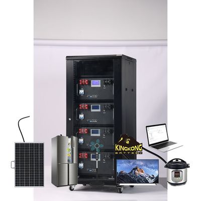 Cửa rack gắn 51.2V 120Ah 6Kwh 48V LiFePO4 Hệ thống pin năng lượng lưu trữ năng lượng