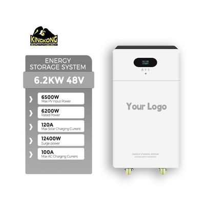 3.6KW Double Output Monocrystalline Silicon Solar Inverter với pin lithium 24V 100Ah