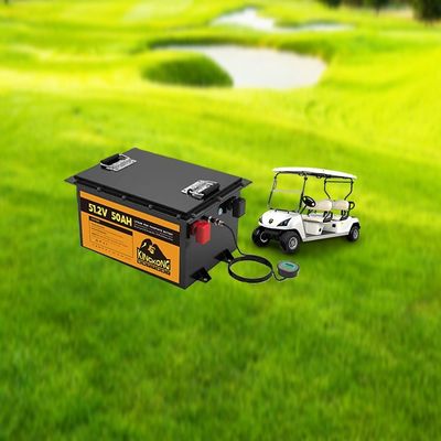 51.2V 105Ah Xe golf pin xe hơi Lifepo4 gói sạc lại với dịch vụ OEM / ODM