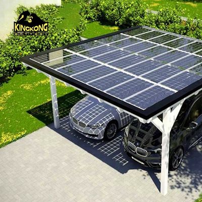Thiết kế hiện đại Photovoltaic Hệ thống lắp đặt Carport Mặt trời Các tùy chọn vật liệu tự nhiên và tiêu chuẩn