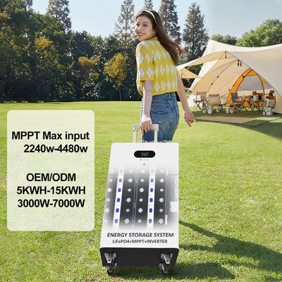 Ngân hàng nhà máy điện All In One Inverter Hybrid Off Grid AC 5kw 10kw 15kw 20kw Hệ thống pin Lithium năng lượng mặt trời LiFePO4